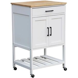 Armoire de cuisine Sweeek Bendor - Bois de pin, Blanc, 100x60x89 cm - Publicité Armoire de cuisine Sweeek Bendor - Bois de pin, Blanc, 100x60x89 cm - Publicité