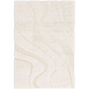 Sweeek Amy Beige Geometric Shaggy Rug - Interior Decor Sweeek Amy Beige Geometric Shaggy Rug - Interior Decor
