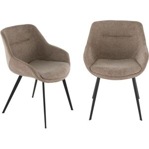 Signature - Bridge - Taupe fabric - Metal base - Accent chair Signature - Bridge - Taupe fabric - Metal base - Accent chair