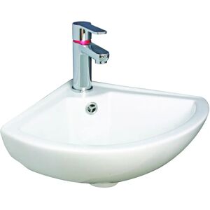 Ondee Pivoine Lavabo mural en céramique - Gain d'espace - Blanc - Publicité Ondee Pivoine Lavabo mural en céramique - Gain d'espace - Blanc - Publicité