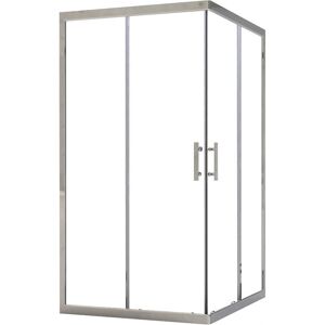 Ondee - Mampara corredera angular - Vidrio templado - 80x185x0,6 Ondee - Mampara corredera angular - Vidrio templado - 80x185x0,6