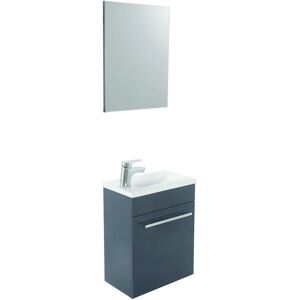DEGEO Ondee - Mueble suspendido para lavabo - Reversible, 44cm, Gris DEGEO Ondee - Mueble suspendido para lavabo - Reversible, 44cm, Gris