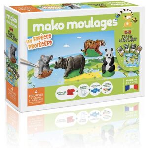 Kit de Moulage Animaux Protégés - 4 pièces - Publicité Kit de Moulage Animaux Protégés - 4 pièces - Publicité