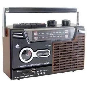 Radio portable Inovalley RK10N avec USB et cassette - Radio - Publicité Radio portable Inovalley RK10N avec USB et cassette - Radio - Publicité