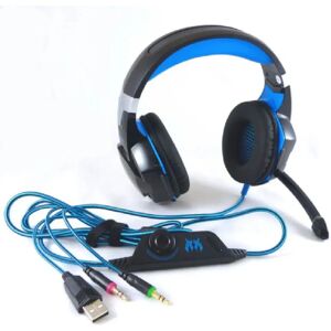 Amstrad - Casque Gaming PC-MAC-Consoles - 50 mm haut-parleurs - câbles USB 3.5 mm - Publicité Amstrad - Casque Gaming PC-MAC-Consoles - 50 mm haut-parleurs - câbles USB 3.5 mm - Publicité