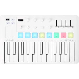 Arturia Minilab 3 Clavier MIDI Blanc - Contrôleur MIDI - Publicité Arturia Minilab 3 Clavier MIDI Blanc - Contrôleur MIDI - Publicité