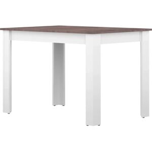 Table à manger rectangulaire Temahome Nice - 4 places - Gris / Blanc - Publicité Table à manger rectangulaire Temahome Nice - 4 places - Gris / Blanc - Publicité