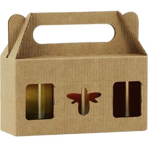 Apiculture.net - 3x250g - Windowed design - Cardboard - Emballage - Publicité Apiculture.net - 3x250g - Windowed design - Cardboard - Emballage - Publicité