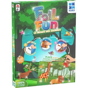Megableu Royaume des Animaux - Foil Fun - Kit d'activité créative Megableu Royaume des Animaux - Foil Fun - Kit d'activité créative
