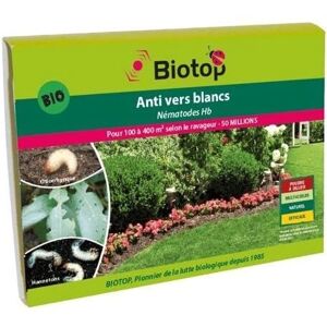Nématodes Biotop contre vers blancs - Lutte biologique - Publicité Nématodes Biotop contre vers blancs - Lutte biologique - Publicité