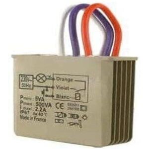 Urmet Modulo Variateur Électronique 500W - Temporisateur - Publicité Urmet Modulo Variateur Électronique 500W - Temporisateur - Publicité