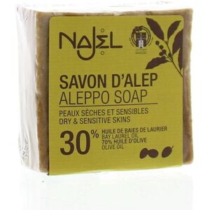 Jabón de Alepo Najel - Aceite de oliva 30% - Piel sensible Jabón de Alepo Najel - Aceite de oliva 30% - Piel sensible