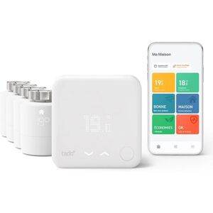 Thermostat Intelligent Filaires Tado Blanc V3+ - App, Voix Thermostat Intelligent Filaires Tado Blanc V3+ - App, Voix