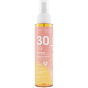 Alphanova Huile de Soin Solaire SPF 30 - Huile Solaire - Publicité Alphanova Huile de Soin Solaire SPF 30 - Huile Solaire - Publicité