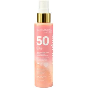 Alphanova Sun Glow Pink SPF 50 - Huile solaire protectrice - Publicité Alphanova Sun Glow Pink SPF 50 - Huile solaire protectrice - Publicité