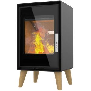 Jacco Pied Bois Eco - Acier - Poêle à bois - Publicité Jacco Pied Bois Eco - Acier - Poêle à bois - Publicité