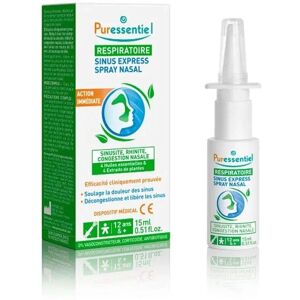 Puressentiel Respiratoire Sinus Spray - Natural Relief Nasal 15ml Puressentiel Respiratoire Sinus Spray - Natural Relief Nasal 15ml
