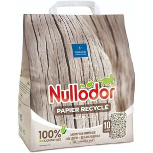 Nullodor Recycled Paper Cat Litter - 2 x 10L Nullodor Recycled Paper Cat Litter - 2 x 10L