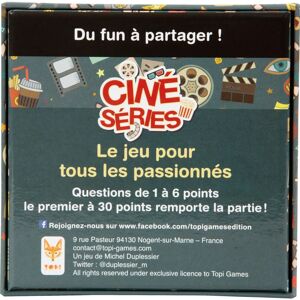 Topi Games FAM-MICS-769001 Family Cinema TV Quiz Game Topi Games FAM-MICS-769001 Family Cinema TV Quiz Game