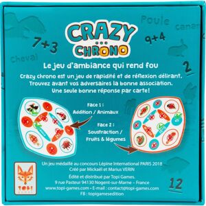 Topi Games CC1-MI-849001 Jeu de Société Animaux et Fruits Topi Games CC1-MI-849001 Jeu de Société Animaux et Fruits