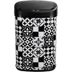 Kitchen Move Poubelle - 58 L - Acier Inoxydable, Motif Carreau, Automatique - Publicité Kitchen Move Poubelle - 58 L - Acier Inoxydable, Motif Carreau, Automatique - Publicité