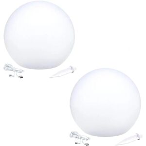 Lumisky Modèle C30 Boule Lumineuse Solaire LED Multicolore - 30cm - Publicité Lumisky Modèle C30 Boule Lumineuse Solaire LED Multicolore - 30cm - Publicité