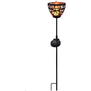Antorcha solar metálica Blossom - LED blanco cálido - 84.5cm - Iluminación exterior Antorcha solar metálica Blossom - LED blanco cálido - 84.5cm - Iluminación exterior