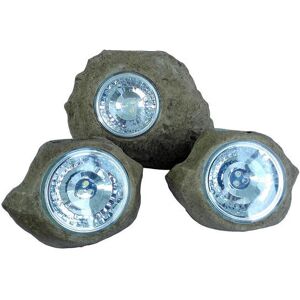 Lumisky Rocky Brown Zonne-tuinsverlichting - 3 Stuks Lumisky Rocky Brown Zonne-tuinsverlichting - 3 Stuks
