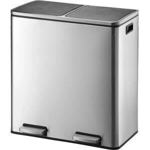 Poubelle de Cuisine en Acier Inoxydable - 60L Rectangulaire - Publicité Poubelle de Cuisine en Acier Inoxydable - 60L Rectangulaire - Publicité