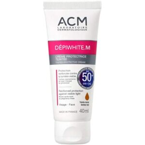 ACM Laboratories Depiwhite SPF50+ Cremă Solară Cu Nuanță Naturală 40ml ACM Laboratories Depiwhite SPF50+ Cremă Solară Cu Nuanță Naturală 40ml