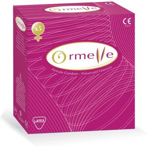 Asha International Ormelle Female Condoms - 5 Pack Asha International Ormelle Female Condoms - 5 Pack