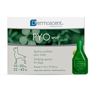 Dermoscent PYOspot 10-20kg - Traitement cutané pour chiens - Publicité Dermoscent PYOspot 10-20kg - Traitement cutané pour chiens - Publicité