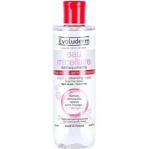 Evoluderm Eau Micellaire Démaquillante pour Peau Réactive - 250ml - Publicité Evoluderm Eau Micellaire Démaquillante pour Peau Réactive - 250ml - Publicité