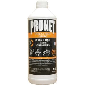 PRONET Déboucheur Liquide 1L - Détartrant - Publicité PRONET Déboucheur Liquide 1L - Détartrant - Publicité