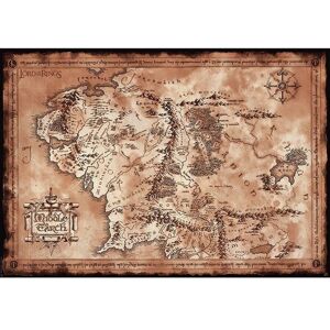 ABYstyle Sagan om Ringen Karta Affisch - 91,5x61cm ABYstyle Sagan om Ringen Karta Affisch - 91,5x61cm