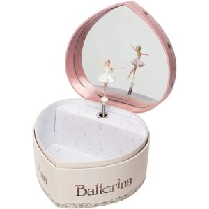 Trousselier Hjärtformad Ballerina Smykkeskrin - Musikbox Rosa Trousselier Hjärtformad Ballerina Smykkeskrin - Musikbox Rosa