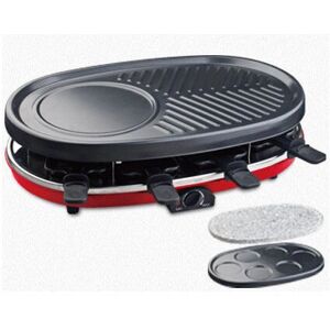 H.Koenig RP418 - Schwarz, Grau, Rot - Raclette Grill H.Koenig RP418 - Schwarz, Grau, Rot - Raclette Grill