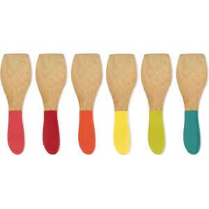 Set de Spatules à Raclette en Bambou Pebbly - Coloré et Léger - Publicité Set de Spatules à Raclette en Bambou Pebbly - Coloré et Léger - Publicité