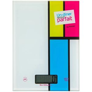 Harper Ud001 - Bleu, Rouge, Blanc, Jaune - Balance de Cuisine - Publicité Harper Ud001 - Bleu, Rouge, Blanc, Jaune - Balance de Cuisine - Publicité