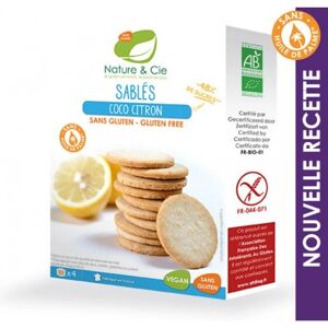 Cookies Citron et Coco Nature & Cie - Sans gluten - Publicité Cookies Citron et Coco Nature & Cie - Sans gluten - Publicité