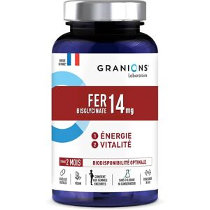 Granions Fer 60 Capsules Végétales - Complément Alimentaire - Publicité Granions Fer 60 Capsules Végétales - Complément Alimentaire - Publicité