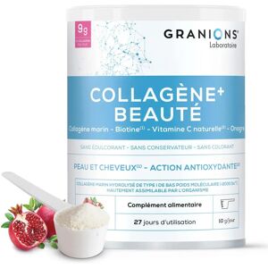 Granions Collagène + Beauté Poudre - Soin de la peau - 275g - Publicité Granions Collagène + Beauté Poudre - Soin de la peau - 275g - Publicité