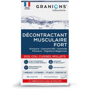 Granions Relaxant Musculaire Fort - Dos, Cou, Cuisses - Publicité Granions Relaxant Musculaire Fort - Dos, Cou, Cuisses - Publicité