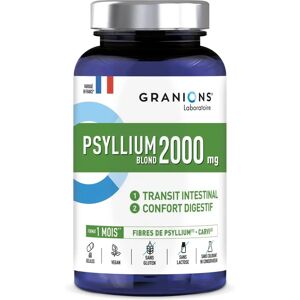 Granions Psyllium Blond 1000 mg 60 Gélules - Digestion et Transit - Publicité Granions Psyllium Blond 1000 mg 60 Gélules - Digestion et Transit - Publicité