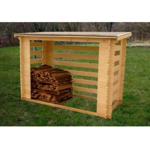 Abri en Bois Habrita - 1.90m² - Durable et Imperméable - Publicité Abri en Bois Habrita - 1.90m² - Durable et Imperméable - Publicité