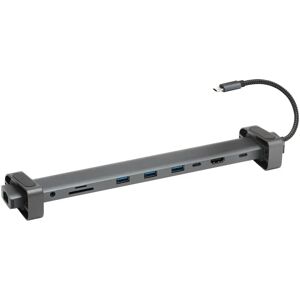 Bluestork Hub USB-C - 10 ports - Gris - Hub USB Bluestork Hub USB-C - 10 ports - Gris - Hub USB