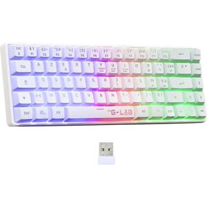 The G-LAB KEYZ-HYDROGEN Wireless - PC Keyboard - White The G-LAB KEYZ-HYDROGEN Wireless - PC Keyboard - White