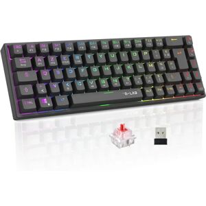 The G-LAB Keys Titanium 65% RGB Drahtloses Mechanisches Keyboard The G-LAB Keys Titanium 65% RGB Drahtloses Mechanisches Keyboard