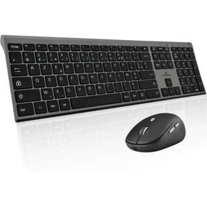 Teclado y Ratón Bluestork - Inalámbrico - Negro - Uso de Oficina Teclado y Ratón Bluestork - Inalámbrico - Negro - Uso de Oficina