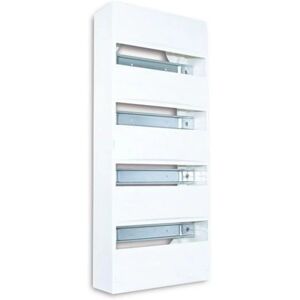 Tableau électrique Siemens 13 modules - 4 rangées - IP30 - IK05 - 600mm H - Publicité Tableau électrique Siemens 13 modules - 4 rangées - IP30 - IK05 - 600mm H - Publicité